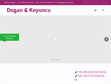 Tablet Screenshot of dogan-koyuncu.com